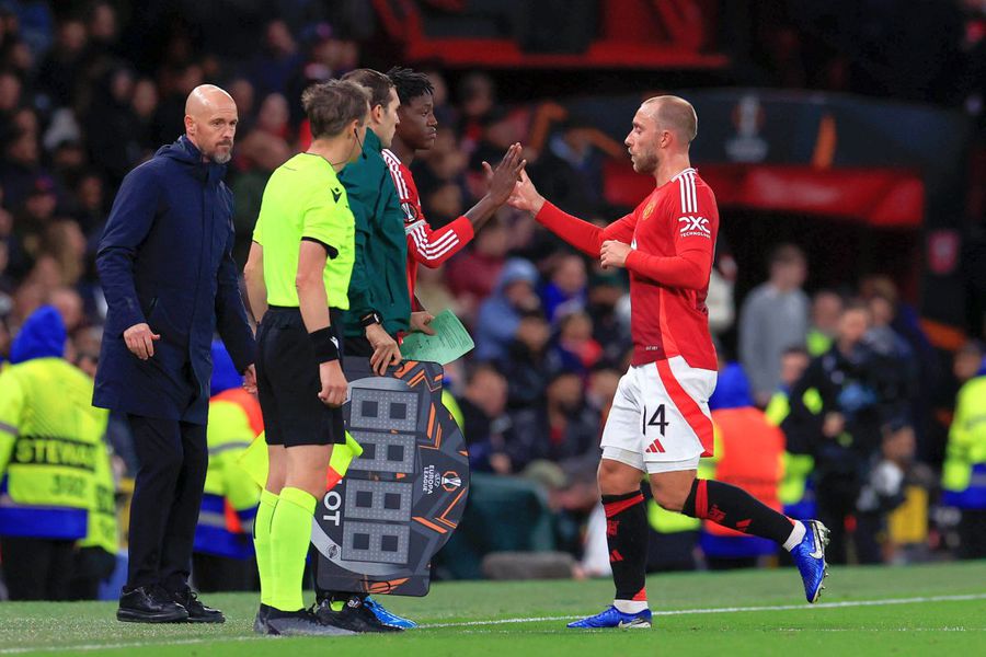 Christian Eriksen se află la al treilea său sezon la Man. United, sosind pe Old Trafford la două săptămâni după angajarea managerului Erik ten Hag / Foto: Imago Au sunat să se intereseze de transfer! Jucătorul care poate pleca pe bani buni în noua perioadă de mercato