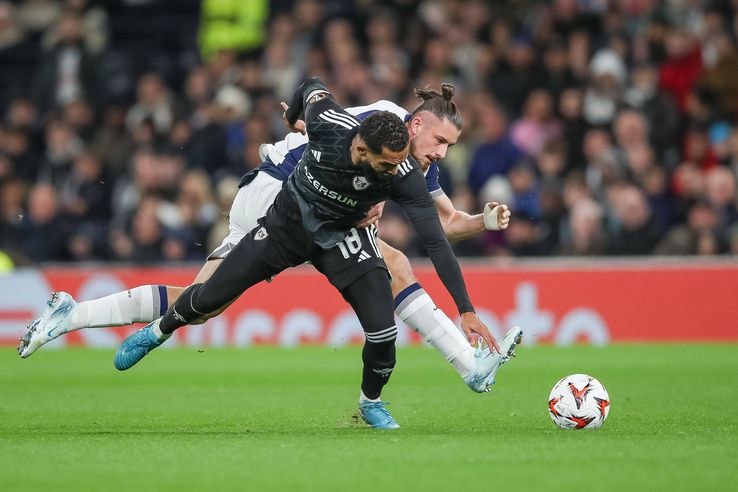 Radu Drăgușin, eliminat în Tottenham - Qarabag/ foto Imago Images