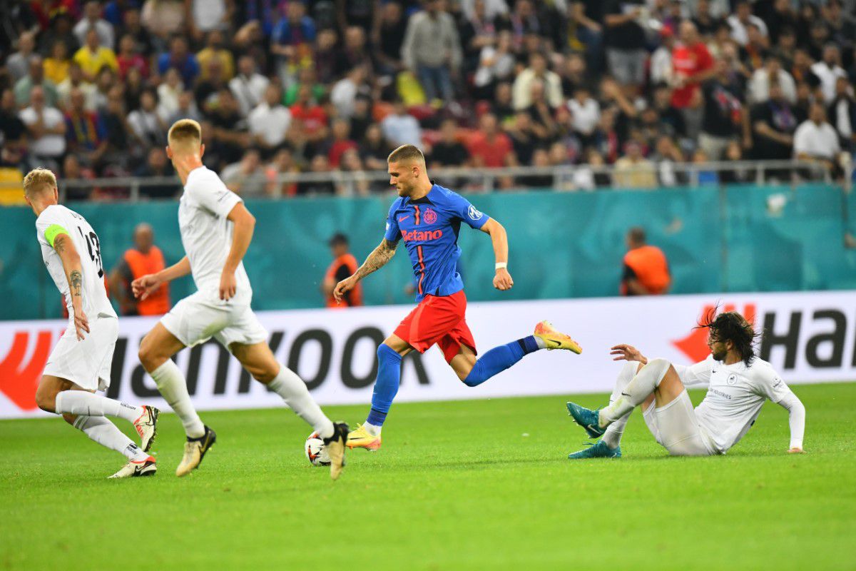 Doi fotbaliști de la FCSB, aleși în echipa primei etape a grupei Europa League