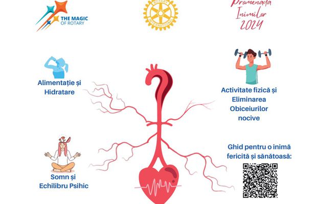 Cluburile Rotary Bucureștene vă invită la „Promenada Inimilor” în cadrul Săptămânii Mondiale a Inimii