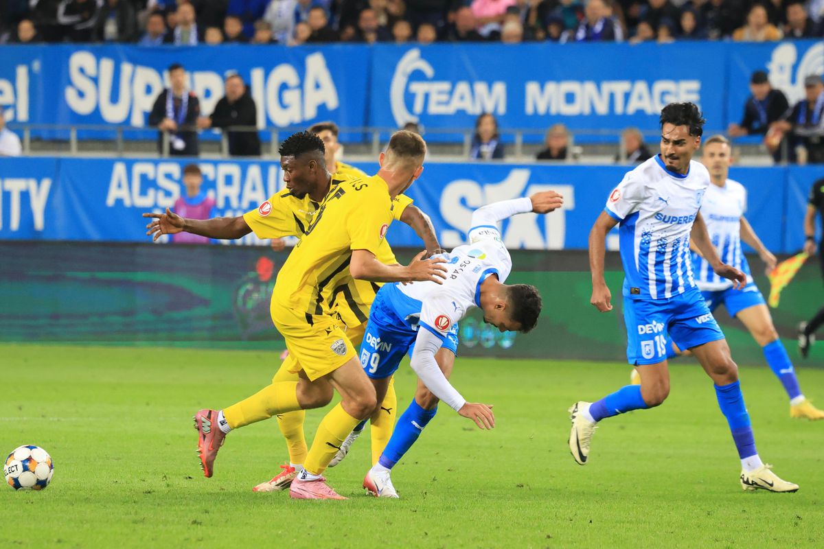 Universitatea Craiova - Dinamo, derby cu 4 reușite pe „Oblemenco” » GOL DECISIV în minutul 90! Clasamentul ACUM