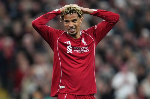 Hugo Ekitike, amendat de Liverpool pentru cartonașul roșu primit / Foto: Imago Images