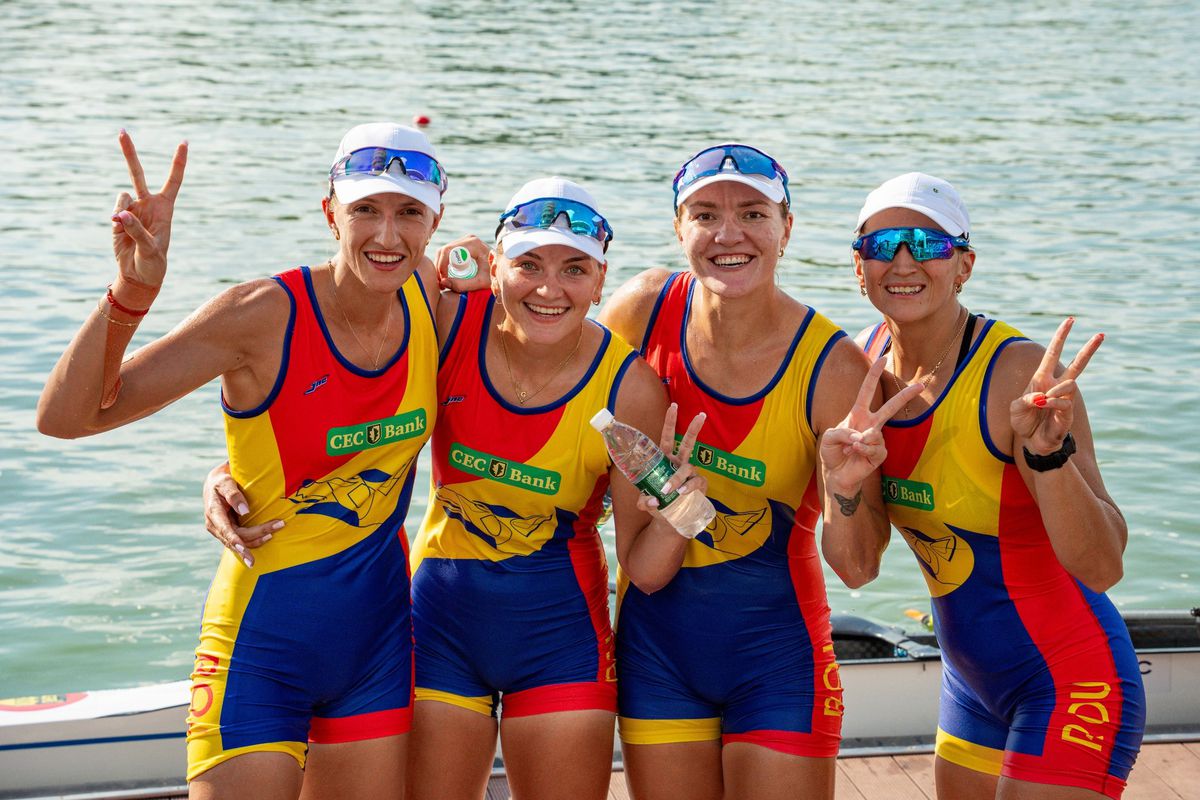 4 rame feminin - argint la CM canotaj