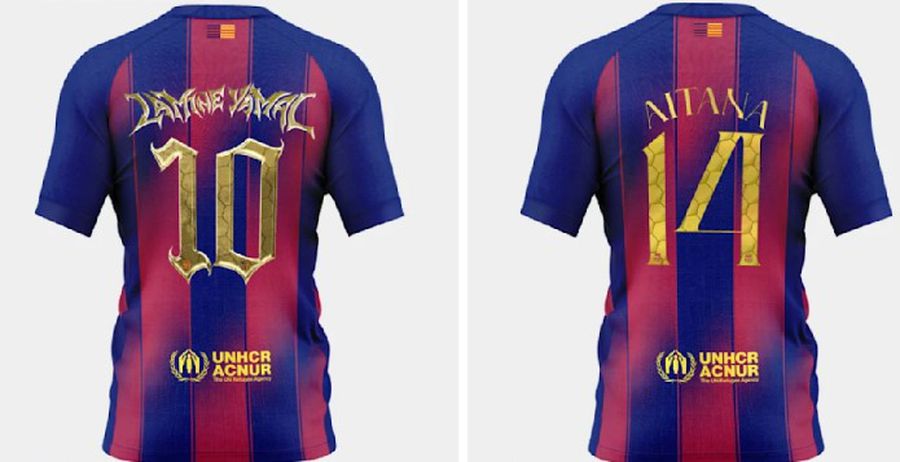 Așa arată tricourile de colecție ale lui Lamine Yamal și Aitana Bonmati / Foto: Barcelona FC Barcelona a scos o piesă de colecție cu Lamine Yamal » Cât îi costă pe fani tricoul superstarului de 18 ani