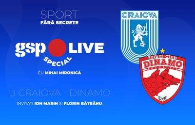 Universitatea Craiova - Dinamo » Se anunță spectacol în Bănie! Mihai Mironică analizează cu Ion Marin și Florin Bătrânu la GSP Live Special