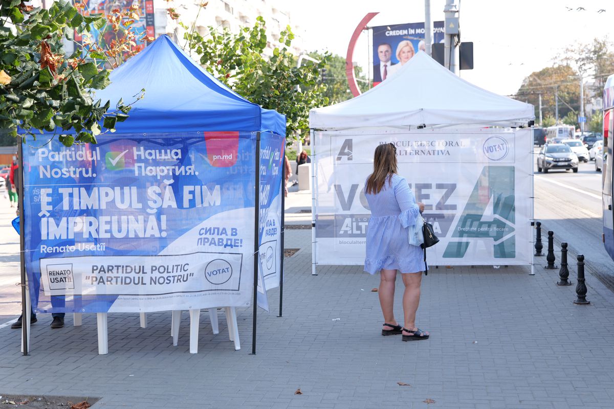Chișinăul în imagini. Săptămână crucială peste Prut, unde moldovenii își decid viitorul prin alegerile parlamentare