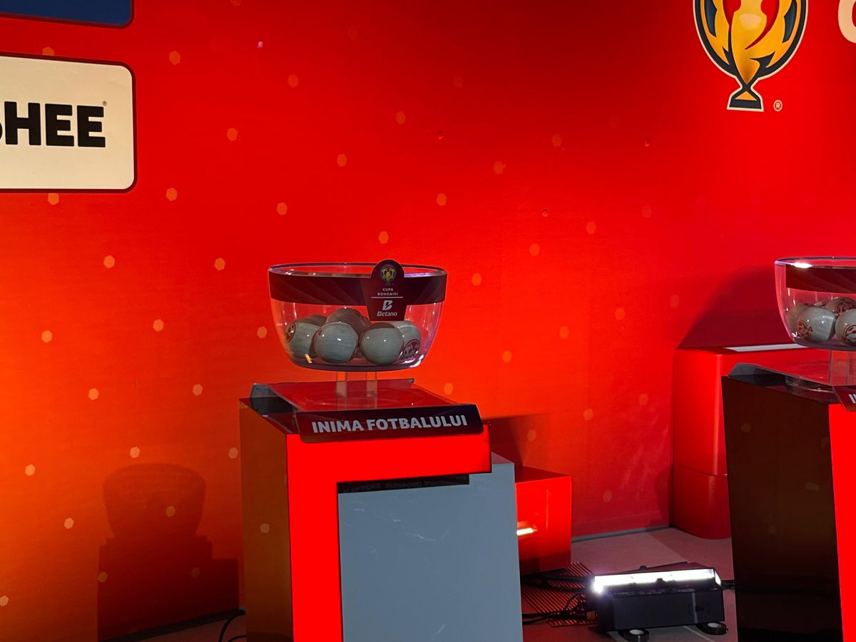 Tragerea la sorți a grupelor din Cupa României Betano / 26 septembrie 2025