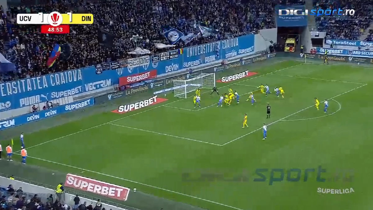 Gol Badelj Universitatea Craiova - Dinamo