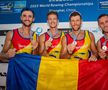 Barca 4 rame (m) Ciprian Tudosă, Andrei Mândrilă, Sergiu Bejan, Ștefan Berariu Foto: FR Canotaj/Balint Czucz