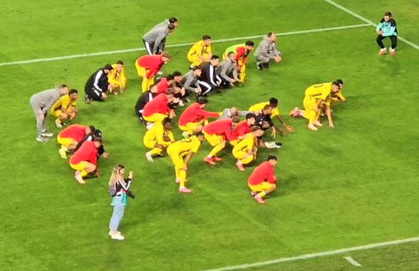 Ce s-a întâmplat pe gazon imediat după Craiova - Dinamo » Scandarea preferată a galeriei