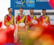 Barca 4 rame (m) Ciprian Tudosă, Andrei Mândrilă, Sergiu Bejan, Ștefan Berariu Foto: FR Canotaj/Balint Czucz