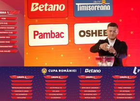Știm grupele Cupei României Betano! Cu cine joacă FCSB, Rapid, CFR sau Craiova