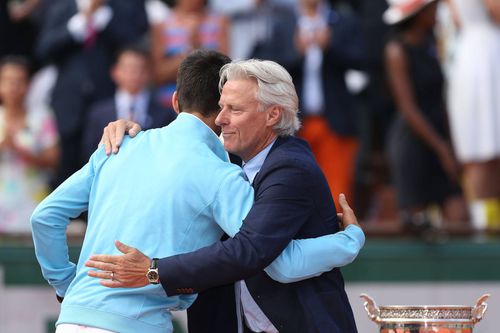 Bjorn Borg și Novak Djokovic/Foto: Imago Images