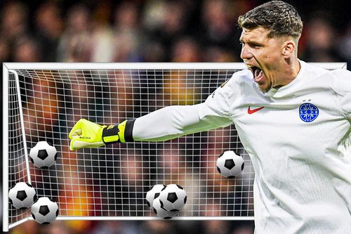 Ștefan Târnovanu a fost imperial în Go Ahead Eagles - FCSB 0-1, fotomontaj GSP.ro