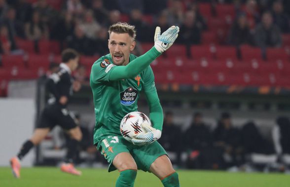 Elogii pentru Ionuț Radu după debutul în Europa! „Două parade monumentale au ținut-o pe Celta în viață”