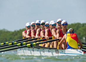 Barca feminină de 8 plus 1 rame a României, medalie de ARGINT la Campionatele Mondiale de canotaj de la Shanghai