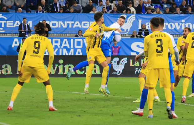 Meci de coșmar pentru dinamovistul revenit titular: două greșeli majore în defensivă și schimbare în minutul 57