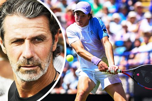 Patrick Mouratoglou și Joao Fonseca, fotomontaj: Diana Vasilescu / GSP