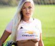 FOTO Cea mai hot fană a lui Manchester United a încins imaginația „diavolilor”: „Mă poți urmări doar dacă iubești echipa”