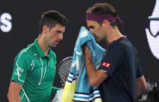 Novak Djokovic i-a pus gând rău lui Federer: „Până în martie sper să-l depășesc”