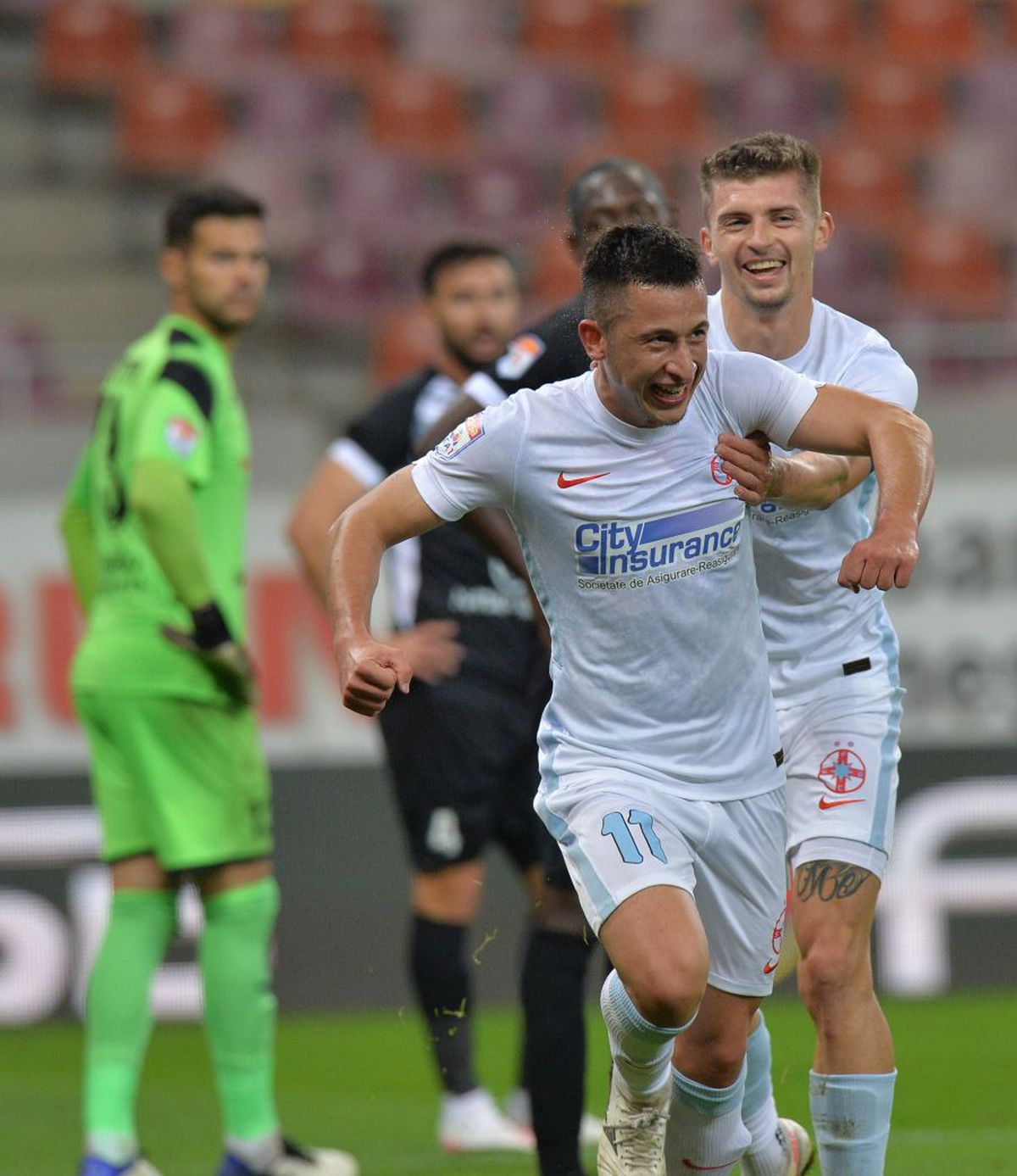 FCSB - Hermannstadt 5-0. VIDEO+FOTO Fără adversar! FCSB reușește scorul sezonului, cu Man din nou providențial » Clasamentul după 8 etape