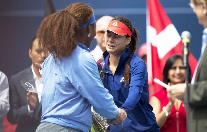 Sorana Cîrstea și Serena Williams în finala de la WTA Toronto 2013, foto: Imago