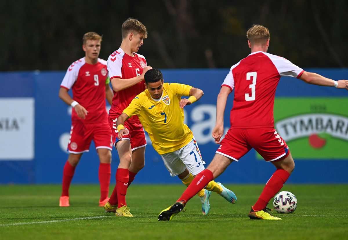 România U17 a clacat în ultimele minute cu Danemarca U17 » Înfrângere categorică la primul meci din drumul spre Euro 2023