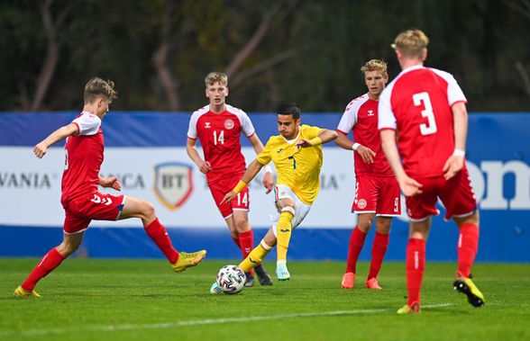 România U17 a clacat în ultimele minute cu Danemarca U17 » Înfrângere categorică la primul meci din drumul spre Euro 2023