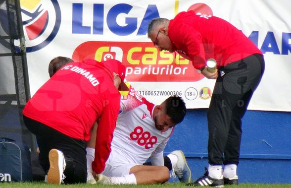 Diagnostic crunt pentru mijlocașul lui Dinamo: ruptură de ligamente și meniscul afectat!