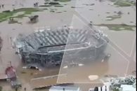 Arena de 5 stele, devastată de cea mai puternică furtună din istoria țării » Imagini cu prăpădul lăsat în urmă