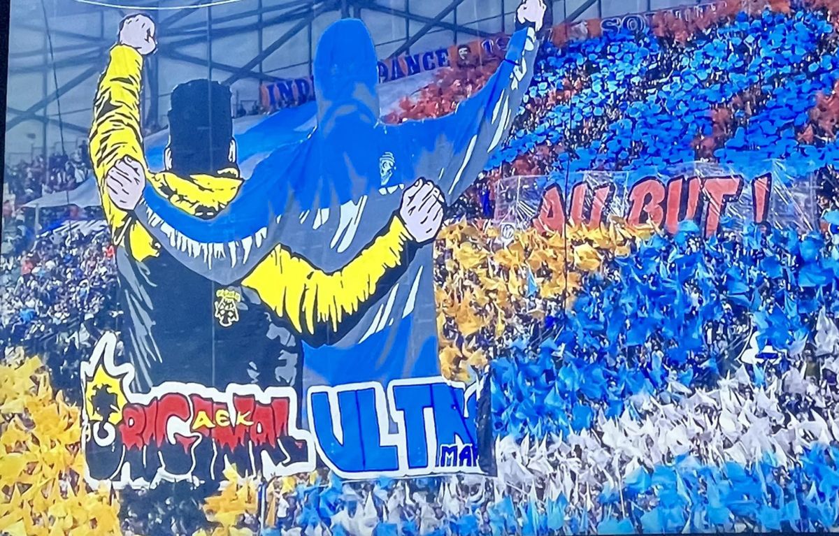 Scenografia serii în Europa a fost afișată la Marseille - AEK Atena » Ce au făcut galeriile implicate înaintea meciului