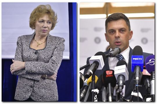 Doina Melinte și Eduard Novak, foști miniștri ai Sportului