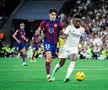 Vinicius Junior îl va hărțui și diseară pe Pau Cubarsi, după ce acum 6 luni, a deschis scorul pentru Real Madrid din penalty și a dat assistul de la golu lui Lucas Vázquez (Real - Barcelona 3-2) / Foto: Imago