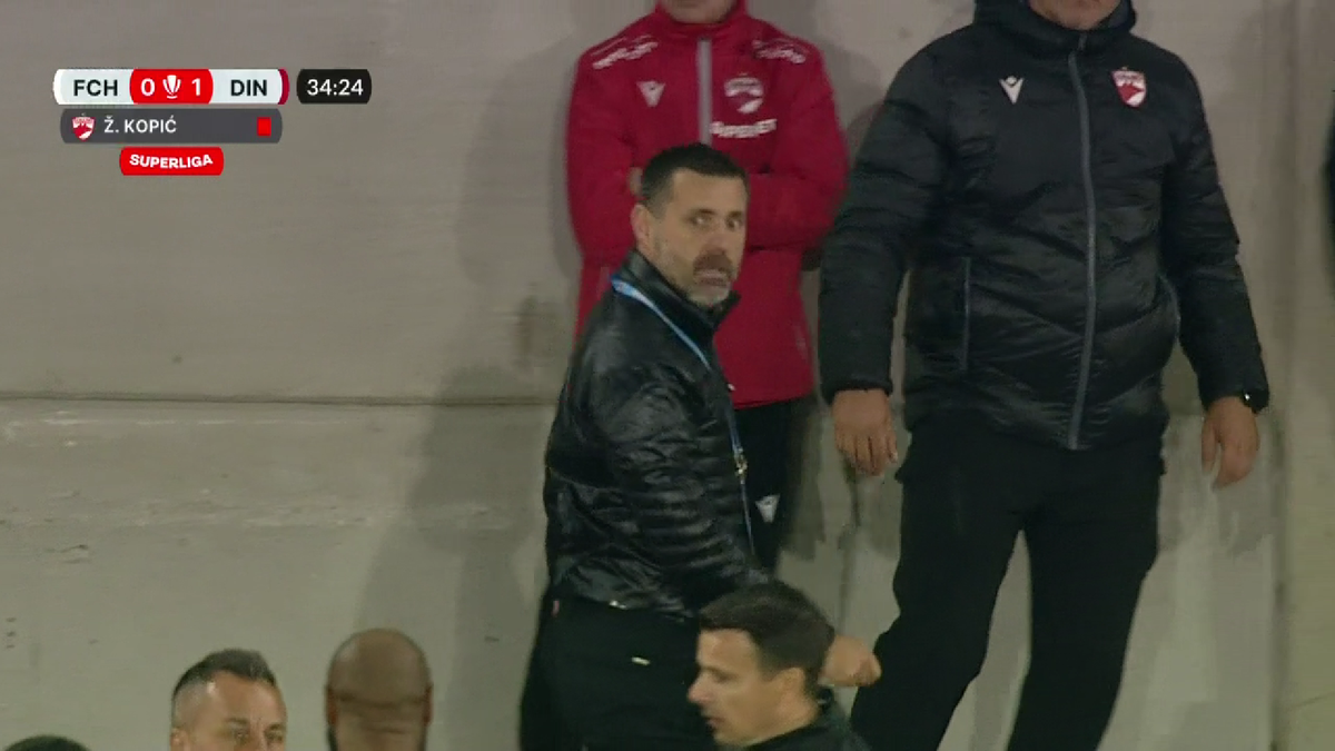 Zeljko Kopic, așa cum nu l-ai mai văzut! Reacția nervoasă îl interzice la derby-ul cu FCSB