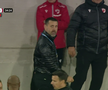 Zeljko Kopic, criză de nervi în Hermnanstadt - Dinamo, foto: Prima Sport