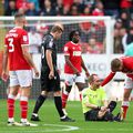 Sam Purkiss, accidentat în timpul meciului de astăzi // foto: Imago Images