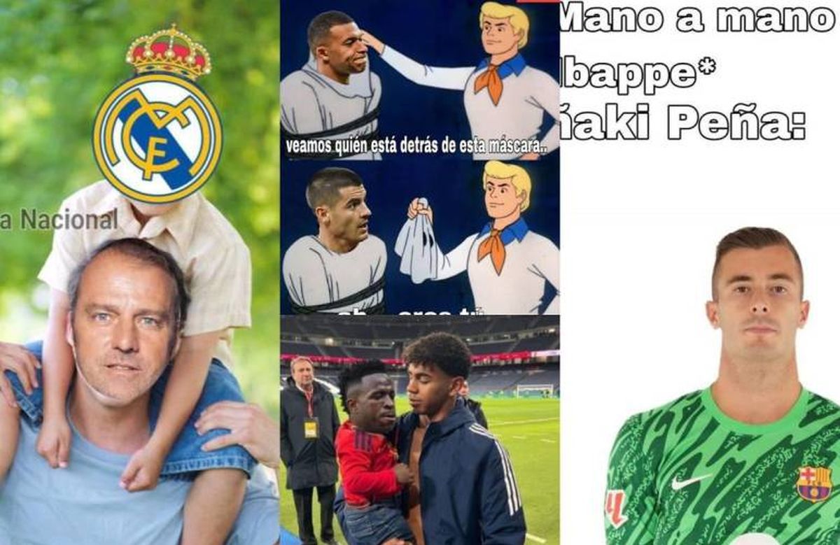 Cele mai tari glume apărute după Real Madrid - Barcelona » Fanii catalani nu și-au menajat rivalii: cu cine a fost comparat Mbappe