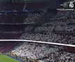 Scenografie demnă de El Clasico! „Santiago Bernabeu”, pictat alb-mov: ce au afișat fanii Realului