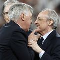 Carlo Ancelotti și Florentino Perez au lucrat împreună peste cinci ani și trei luni la Real Madrid, italianul cucerind 14 trofee și aducând  sute de milioane de euro în conturile campioanei Europei / Foto: Imago