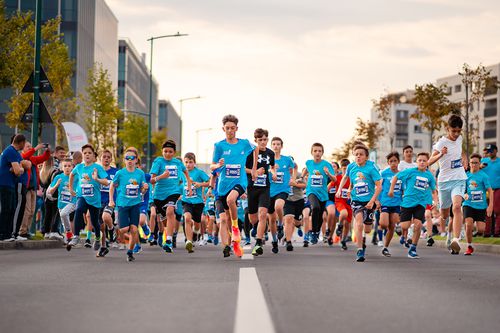 Micii alergători la Brașov Running Festival