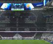 Scenografie demnă de El Clasico! „Santiago Bernabeu”, pictat alb-mov: ce au afișat fanii Realului