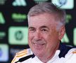 Carlo Ancelotti are 305 meciuri ca antrenor la Real Madrid (251 de victorii) și va depăși 2.500 de zile dacă rămâne până la finele contractului, pe 30 iunie 2026 / Foto: Imago