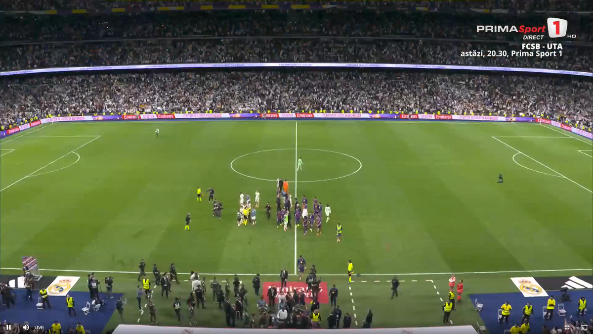 Scandal pe teren după Real Madrid - Barcelona