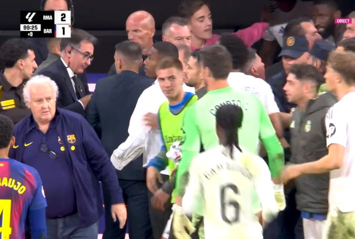 Final cu scântei în Real Madrid - Barcelona: de două ori la un pas de bătaie generală!