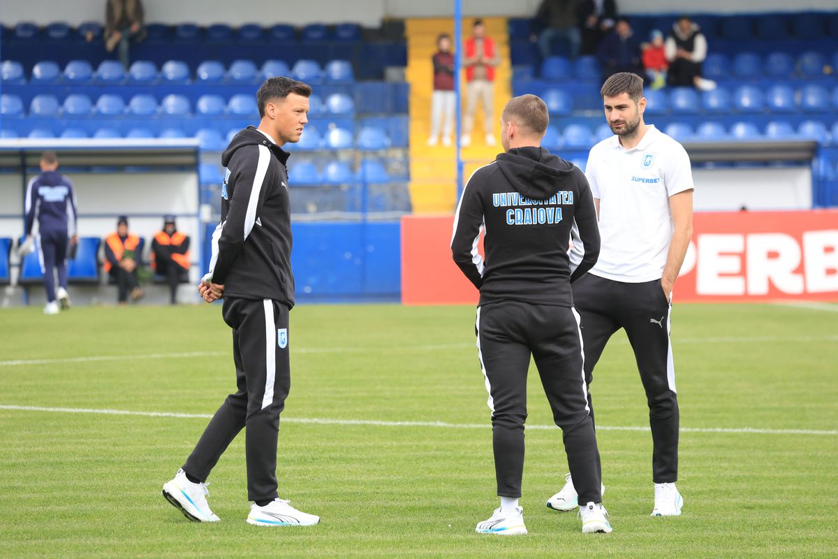 Imagini înainte de Metaloglobus - Universitatea Craiova / Foto: Ionuț Iordache (GSP)