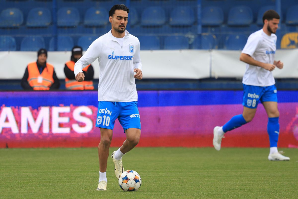 Imagini înainte de Metaloglobus - Universitatea Craiova / Foto: Ionuț Iordache (GSP)