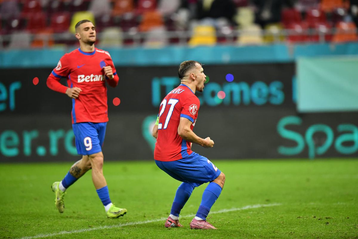 Nu a dat penalty în FCSB - UTA, dar VAR-ul l-a salvat! Faza care a decis primul gol în Superliga din decembrie 2024 încoace