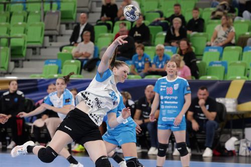 Anne Mette Hansen, principala marcatoare a lui CSM în meciul cu Krim, 9 goluri Foto: Imago Images