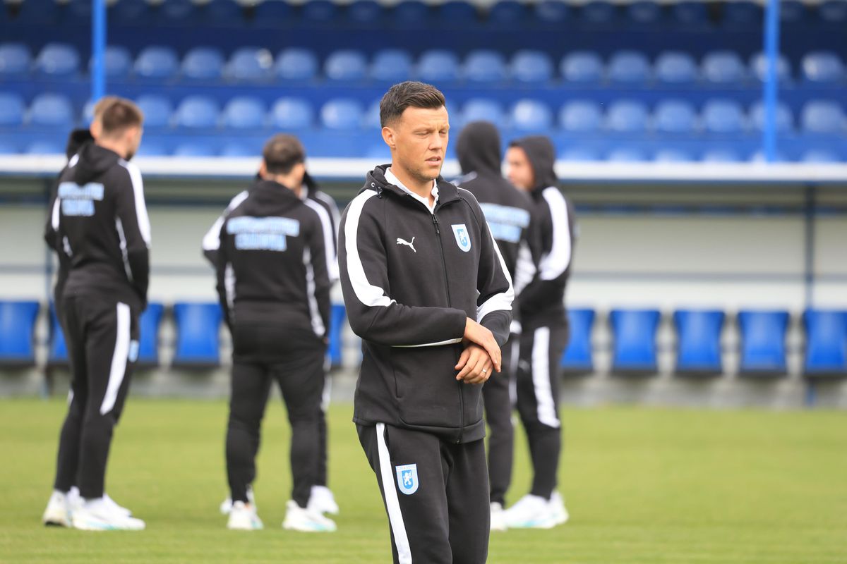 Imagini înainte de Metaloglobus - Universitatea Craiova / Foto: Ionuț Iordache (GSP)