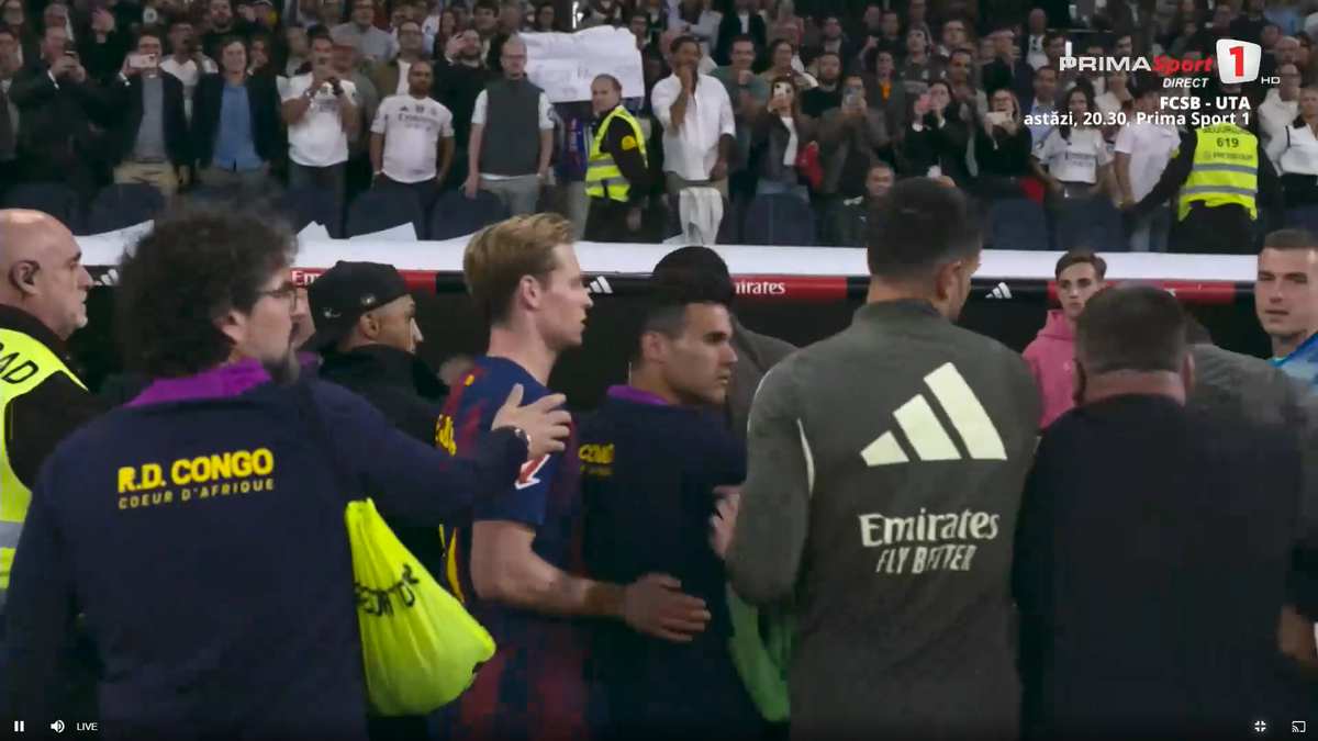 Scandal pe teren după Real Madrid - Barcelona